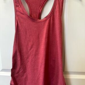 Vuori Red Backless Tank Top